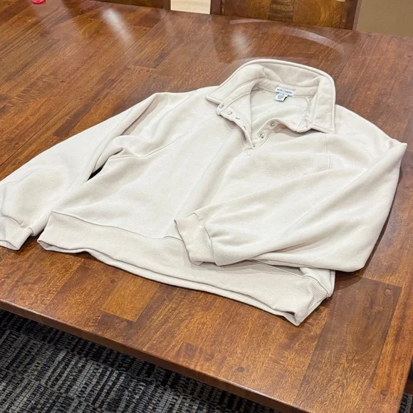 Better Together Slightly Oversized Slightly Cropped Cream Sweater - Picture 3 of 6